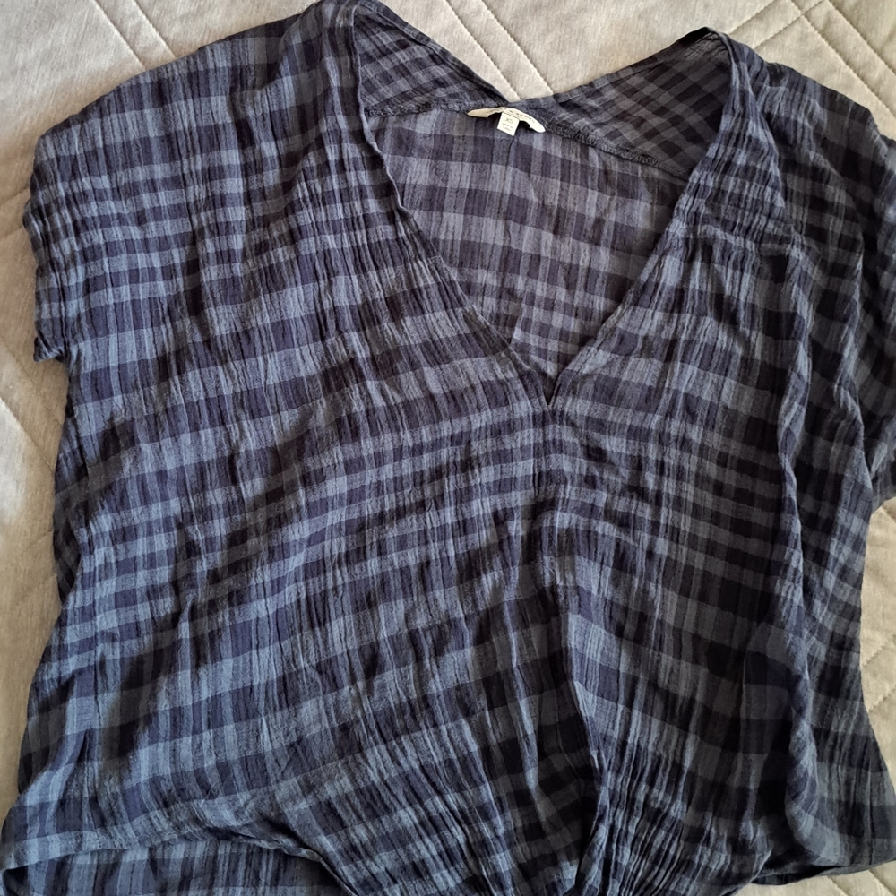 Lucky Brand Plaid Top